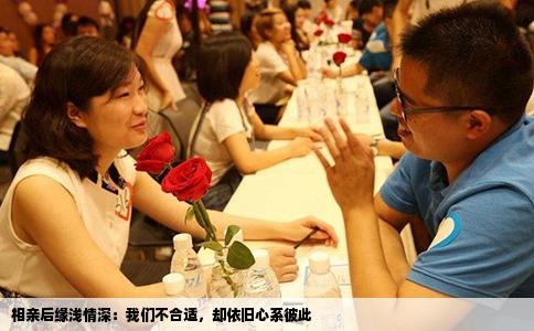 相亲后缘浅情深：我们不合适，却依旧心系彼此