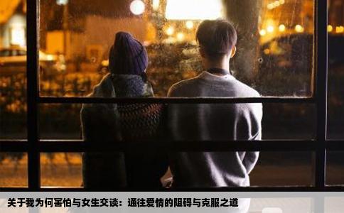 关于我为何害怕与女生交谈：通往爱情的阻碍与克服之道
