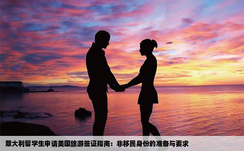 意大利留学生申请美国旅游签证指南：非移民身份的准备与要求