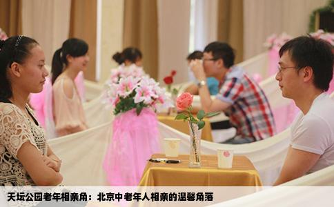 天坛公园老年相亲角：北京中老年人相亲的温馨角落
