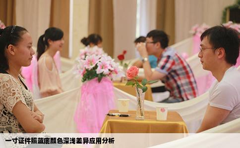 一寸证件照蓝底颜色深浅差异应用分析