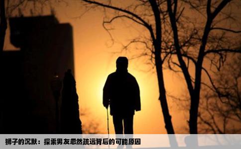 狮子的沉默：探索男友忽然疏远背后的可能原因